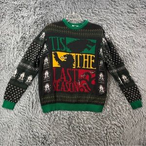 HBO Game of Thrones Sweater Unisex XL Logo It’s The Last Season Long Sleeve